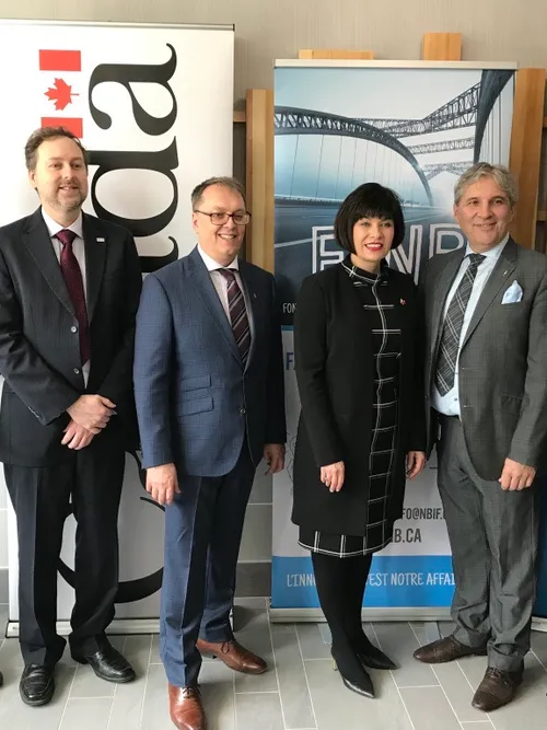 John Cormier representing the NBIF at the opening of the New Brunswick Center for Precision Medicine in Moncton